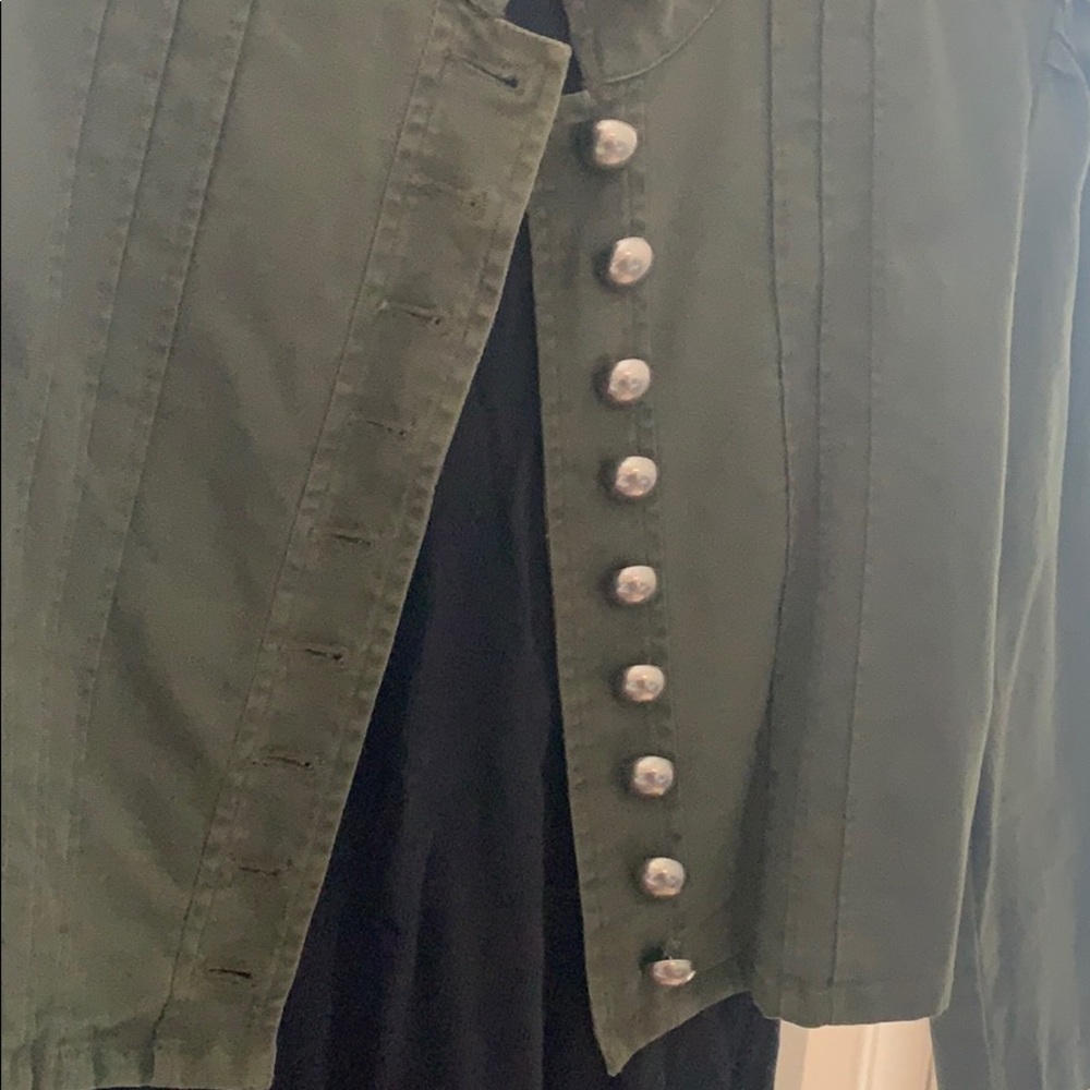 City streets cropped green jacket large - Picture 5 of 9